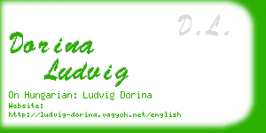 dorina ludvig business card